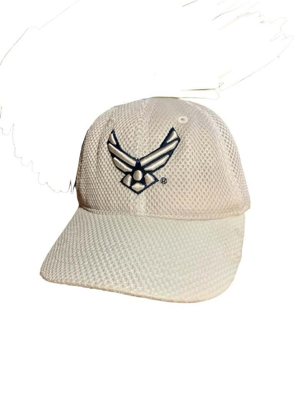Rapid Dominance US Air Force White Air Mesh Tactical Cap Hat
